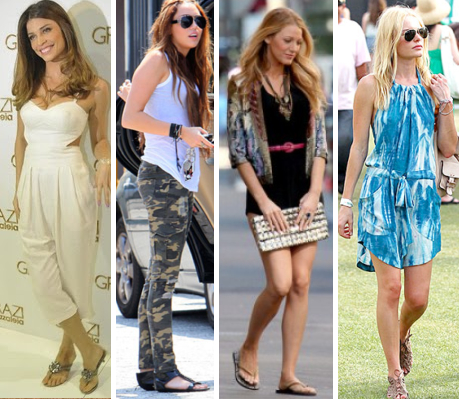 rasteirinhas famosas